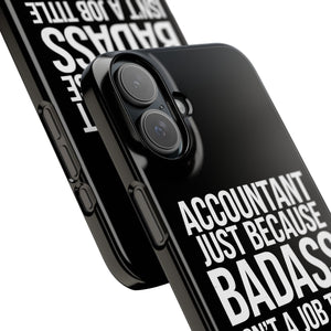 Premium Accountant Because Badass Isn't A Job Title iPhone Case | Accountant Gifts Slim Phone Cases Premium Accountant Because Badass Isn't A Job Title iPhone Case | Accountant Gifts Slim Phone Cases