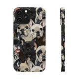 Premium French Bulldogs iPhone Case | Cute Frenchie Gifts Slim Phone Cases Premium French Bulldogs iPhone Case | Cute Frenchie Gifts Slim Phone Cases