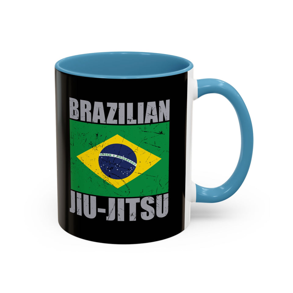 Brazilian Jiu Jitsu Flag 2 | BJJ Accent Coffee Mug