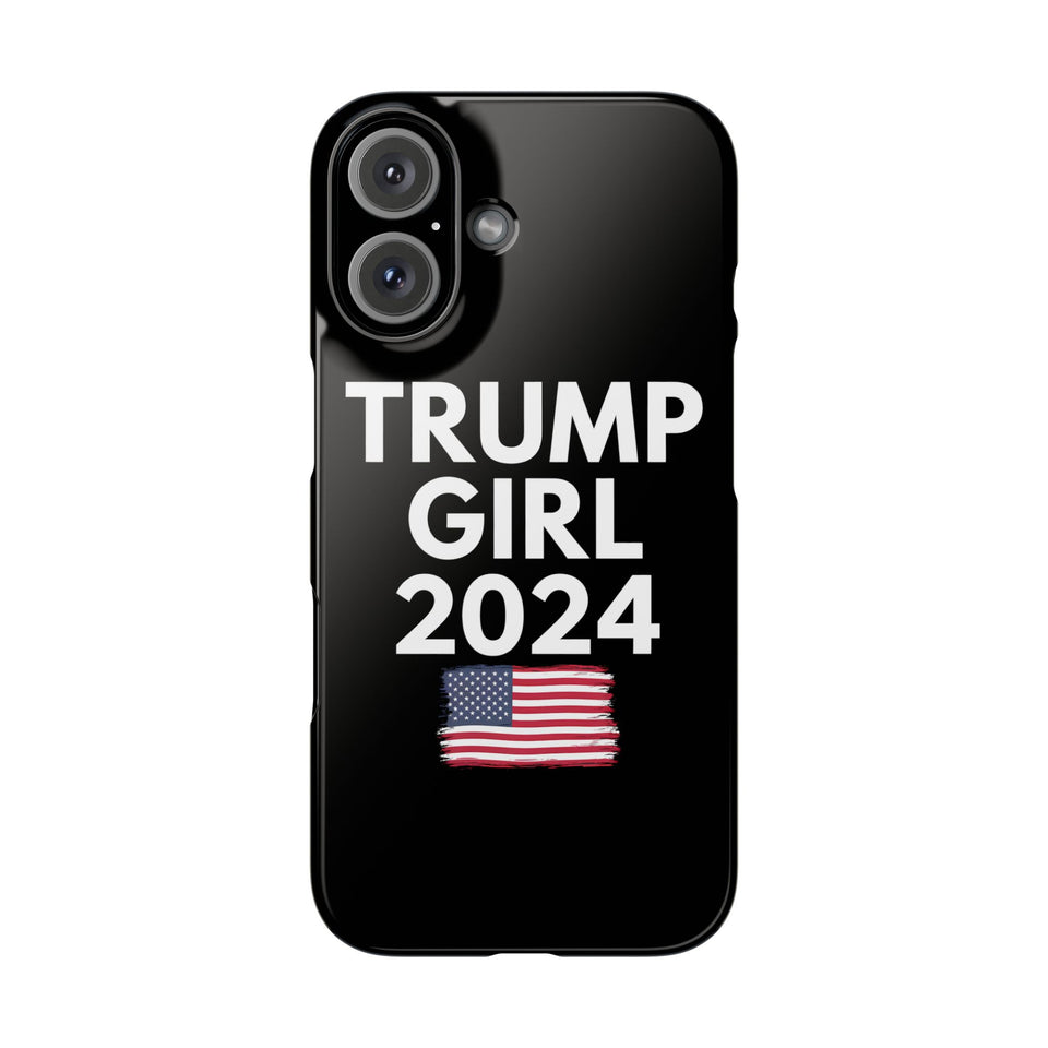 Premium Trump Girl iPhone Case | Donald Trump Gifts Slim Phone Cases