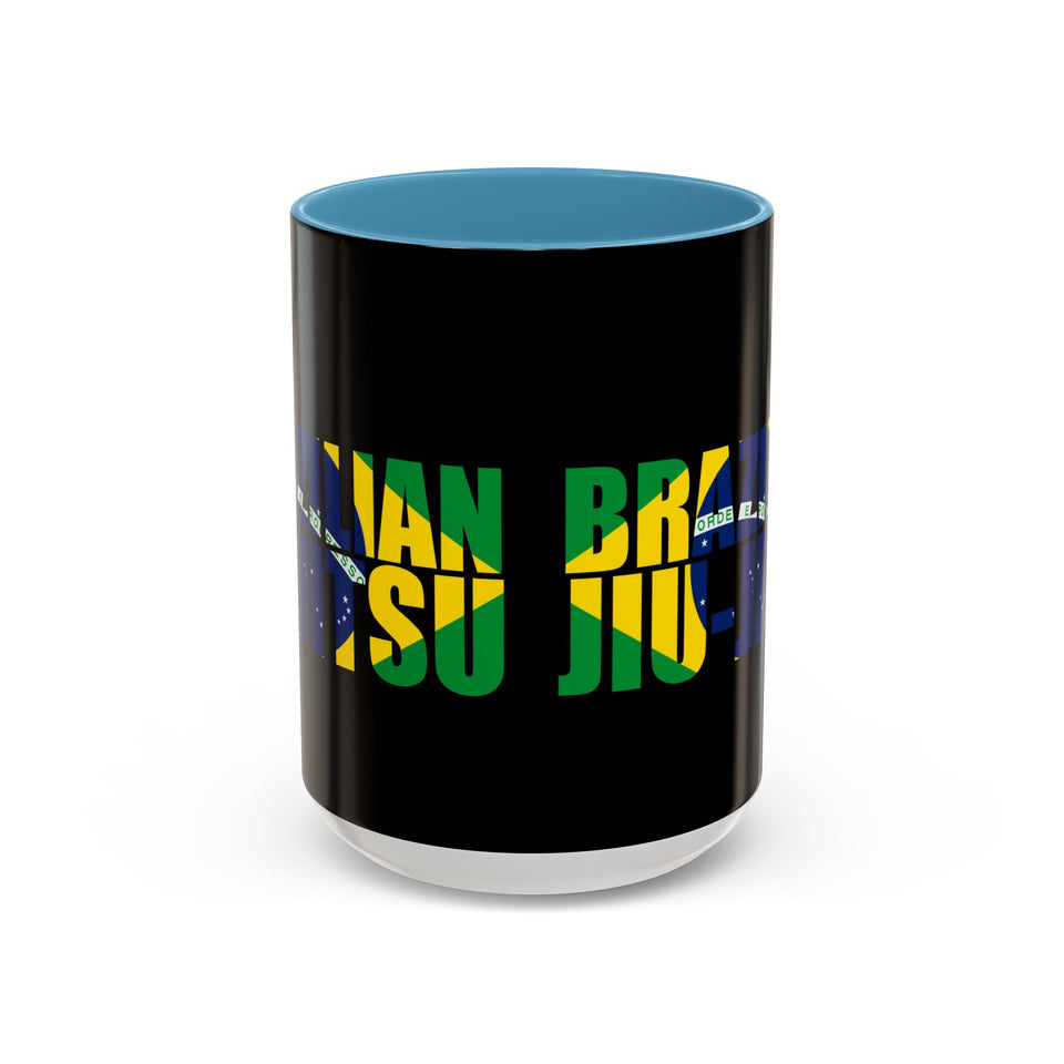 Brazilian Jiu Jitsu Flag 3 | BJJ Accent Coffee Mug