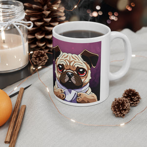 Pug Mug | Pug Gift | Ceramic Pug Mug 11oz Pug Mug | Pug Gift | Ceramic Pug Mug 11oz