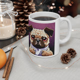 Pug Mug | Pug Gift | Ceramic Pug Mug 11oz Pug Mug | Pug Gift | Ceramic Pug Mug 11oz