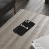 Premium Football Coach iPhone Case | Football Coach Gifts Slim Phone Cases Premium Football Coach iPhone Case | Football Coach Gifts Slim Phone Cases