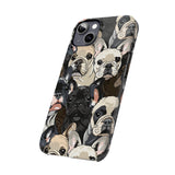 Premium French Bulldogs iPhone Case | Cute Frenchie Gifts Slim Phone Cases Premium French Bulldogs iPhone Case | Cute Frenchie Gifts Slim Phone Cases