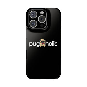 Premium Pugaholic Pug iPhone Case | Pug Gifts Slim Phone Cases Premium Pugaholic Pug iPhone Case | Pug Gifts Slim Phone Cases