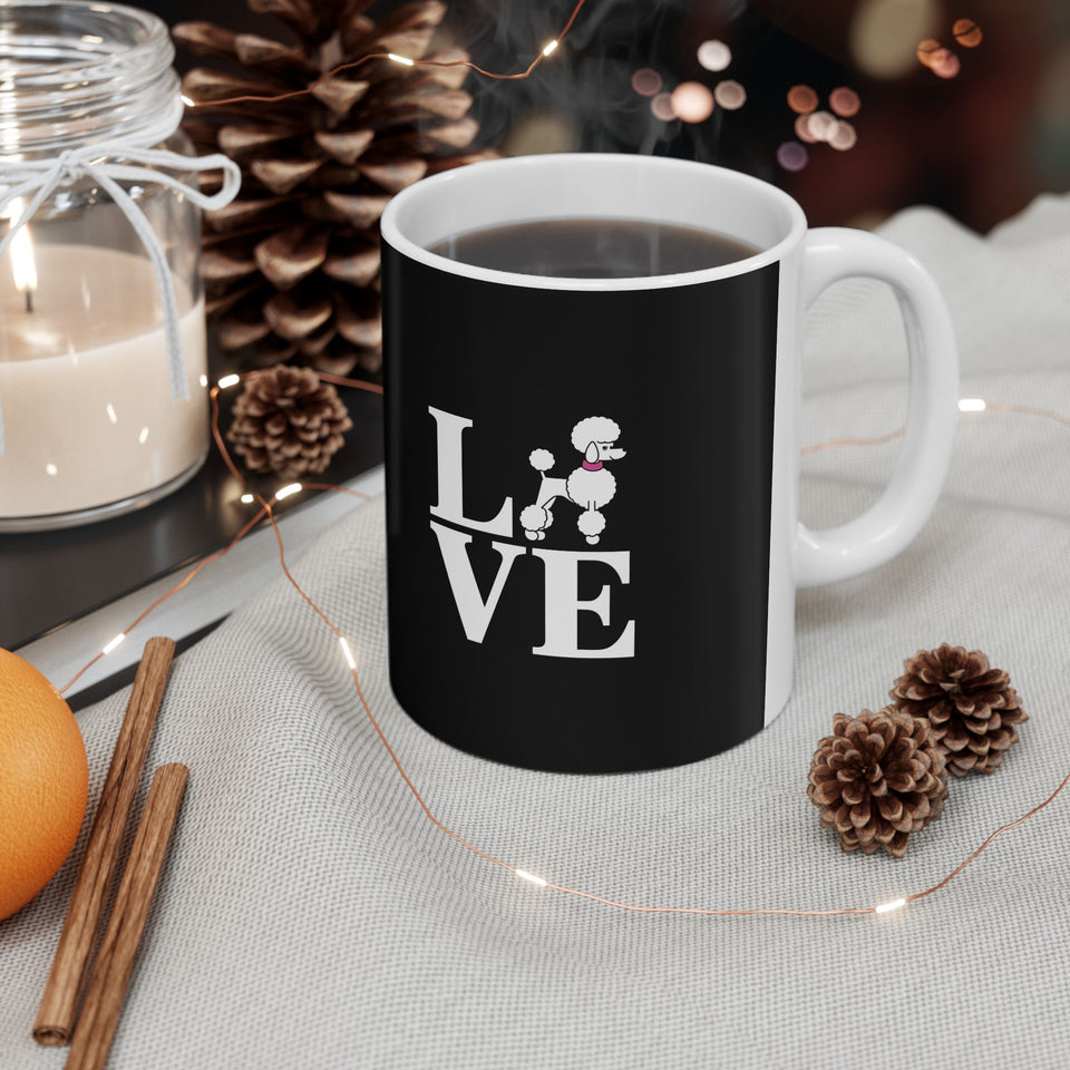 Cute Love Poodle Mug | Poodles Coffee Mug | Cute Poodle Coffee Mug 11oz