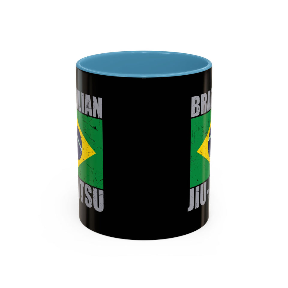 Brazilian Jiu Jitsu Flag 2 | BJJ Accent Coffee Mug