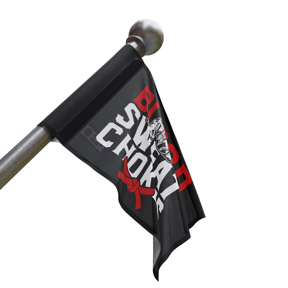 Brazilian Jiu Jitsu Blood Sweat Chokes Flag Banner | BJJ Flag