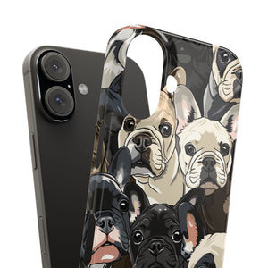 Premium French Bulldogs iPhone Case | Cute Frenchie Gifts Slim Phone Cases Premium French Bulldogs iPhone Case | Cute Frenchie Gifts Slim Phone Cases