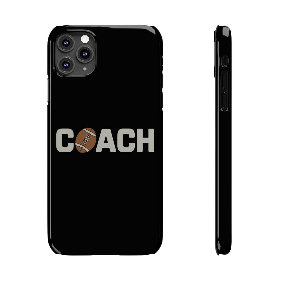 Premium Football Coach iPhone Case | Football Coach Gifts Slim Phone Cases