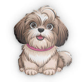 Cute Shih Tzu Custom Shaped Pillow | Shih Tzu Gift Pillow Cute Shih Tzu Custom Shaped Pillow | Shih Tzu Gift Pillow