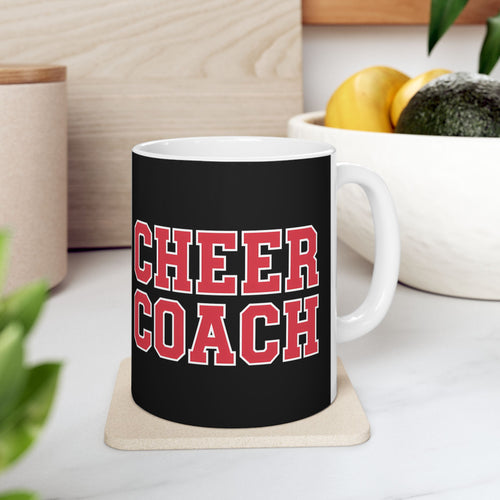 Cheer Coach Cheerleading Coach 2 Ceramic Mug | Cheerleading Coach Gifts (11oz)