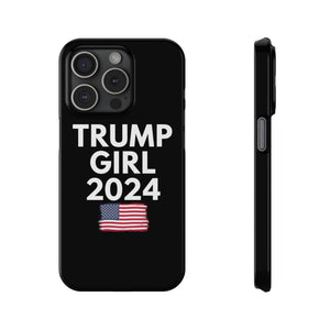 Premium Trump Girl iPhone Case | Donald Trump Gifts Slim Phone Cases Premium Trump Girl iPhone Case | Donald Trump Gifts Slim Phone Cases