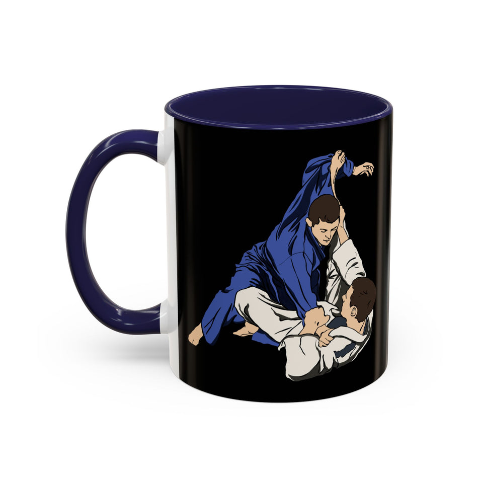 Brazilian Jiu Jitsu Rolling | BJJ Accent Coffee Mug