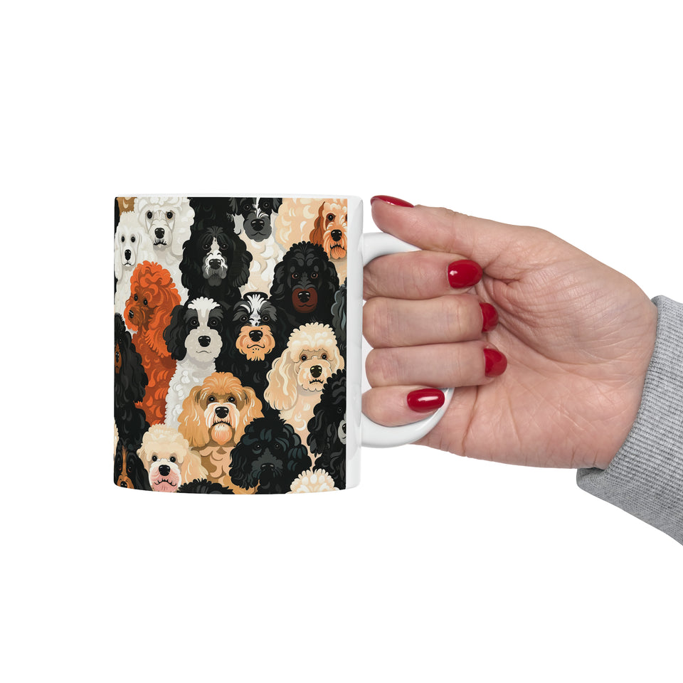 Poodle Mug | Poodle Coffee Mug | Cute Poodle Gifts | Funny Poodle Presents | Poodle Mug 11oz