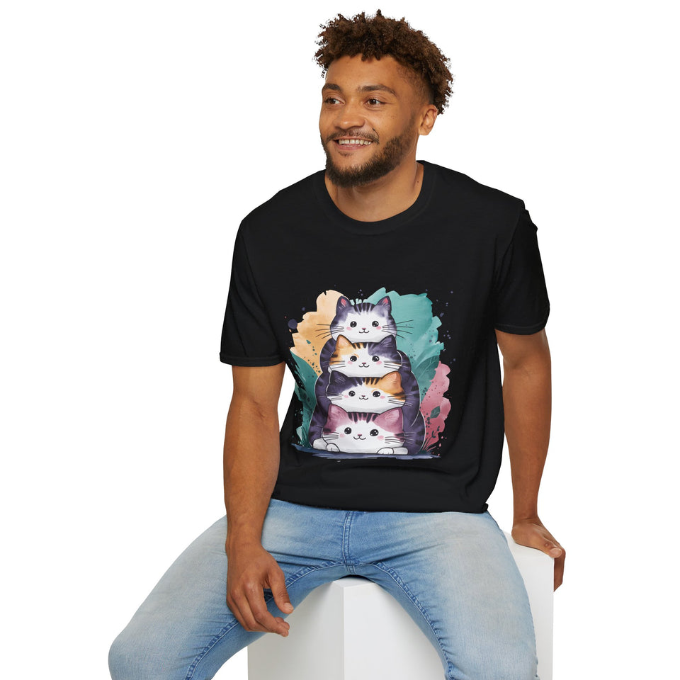 Group Of Cats Shirt | Cat Gift | Unisex Cat T Shirt