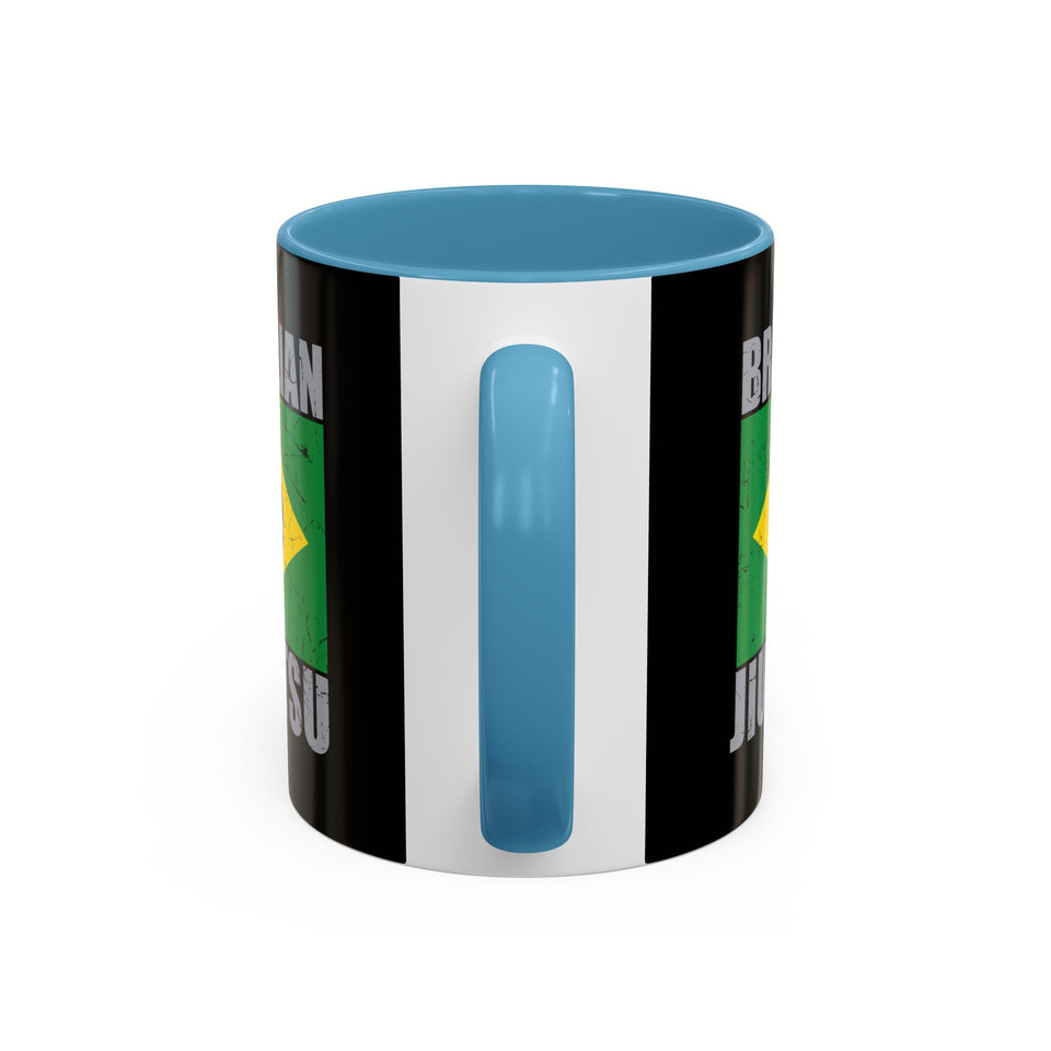 Brazilian Jiu Jitsu Flag 2 | BJJ Accent Coffee Mug