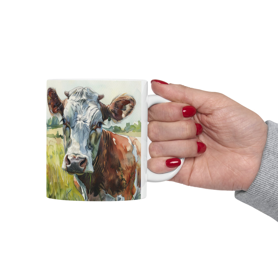 Cow Mug | Coffee Cow Mug | Cow Print Mug | Cow Presents | Highland Cow Mug 11oz