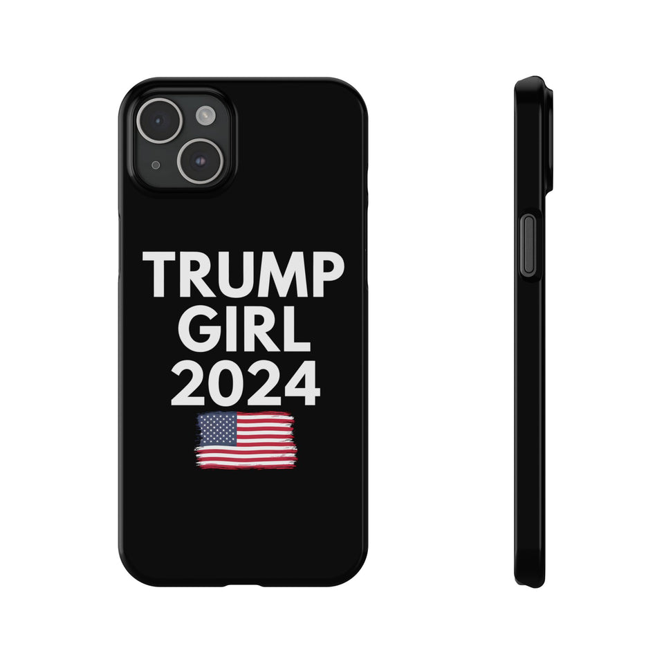 Premium Trump Girl iPhone Case | Donald Trump Gifts Slim Phone Cases