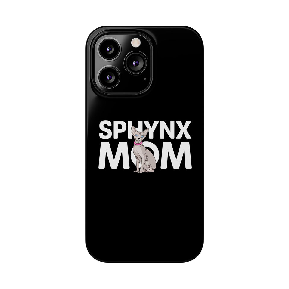 Premium Sphynx Mom iPhone Case | Sphynx Mom Gifts Slim Phone Cases