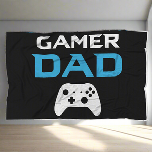 Gamer Dad - Video Game Dad Blanket