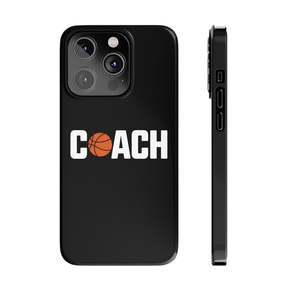 Premium Basketball Coach iPhone Case | Basketball Coach Gifts Slim Phone Cases