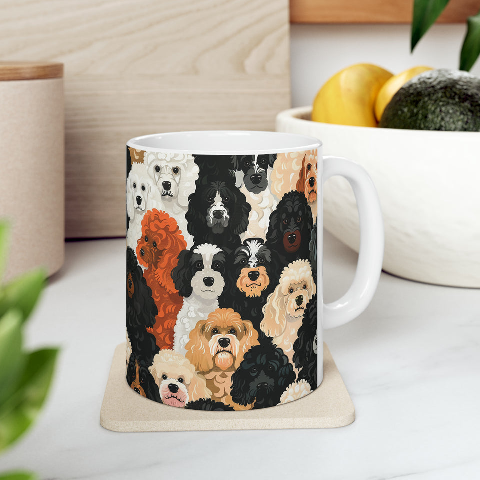 Poodle Mug | Poodle Coffee Mug | Cute Poodle Gifts | Funny Poodle Presents | Poodle Mug 11oz