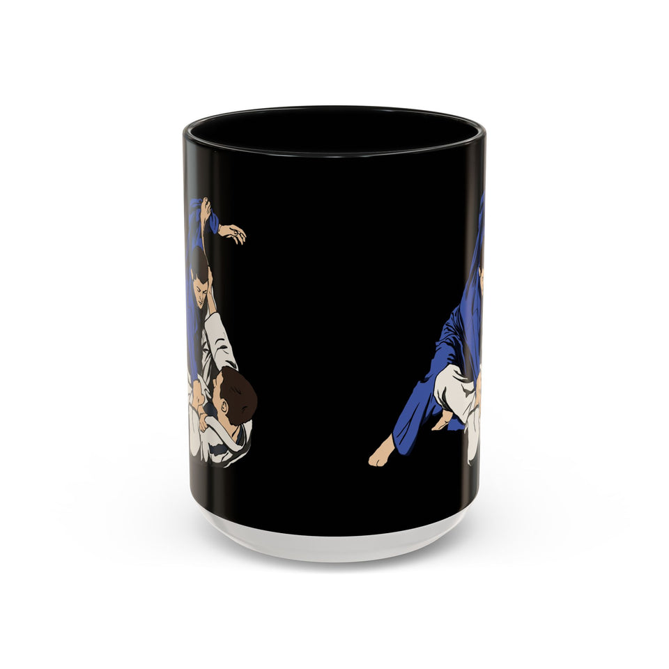 Brazilian Jiu Jitsu Rolling | BJJ Accent Coffee Mug