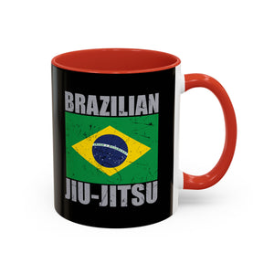 Brazilian Jiu Jitsu Flag 2 | BJJ Accent Coffee Mug Brazilian Jiu Jitsu Flag 2 | BJJ Accent Coffee Mug