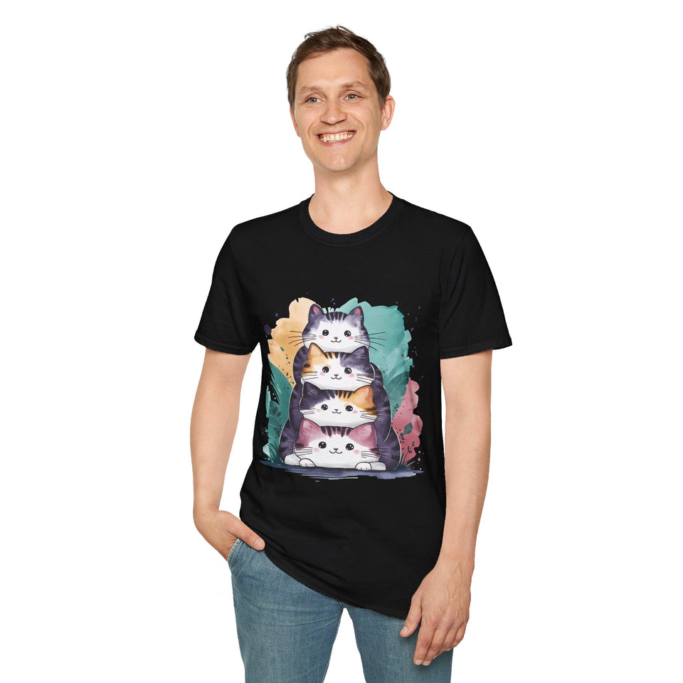 Group Of Cats Shirt | Cat Gift | Unisex Cat T Shirt