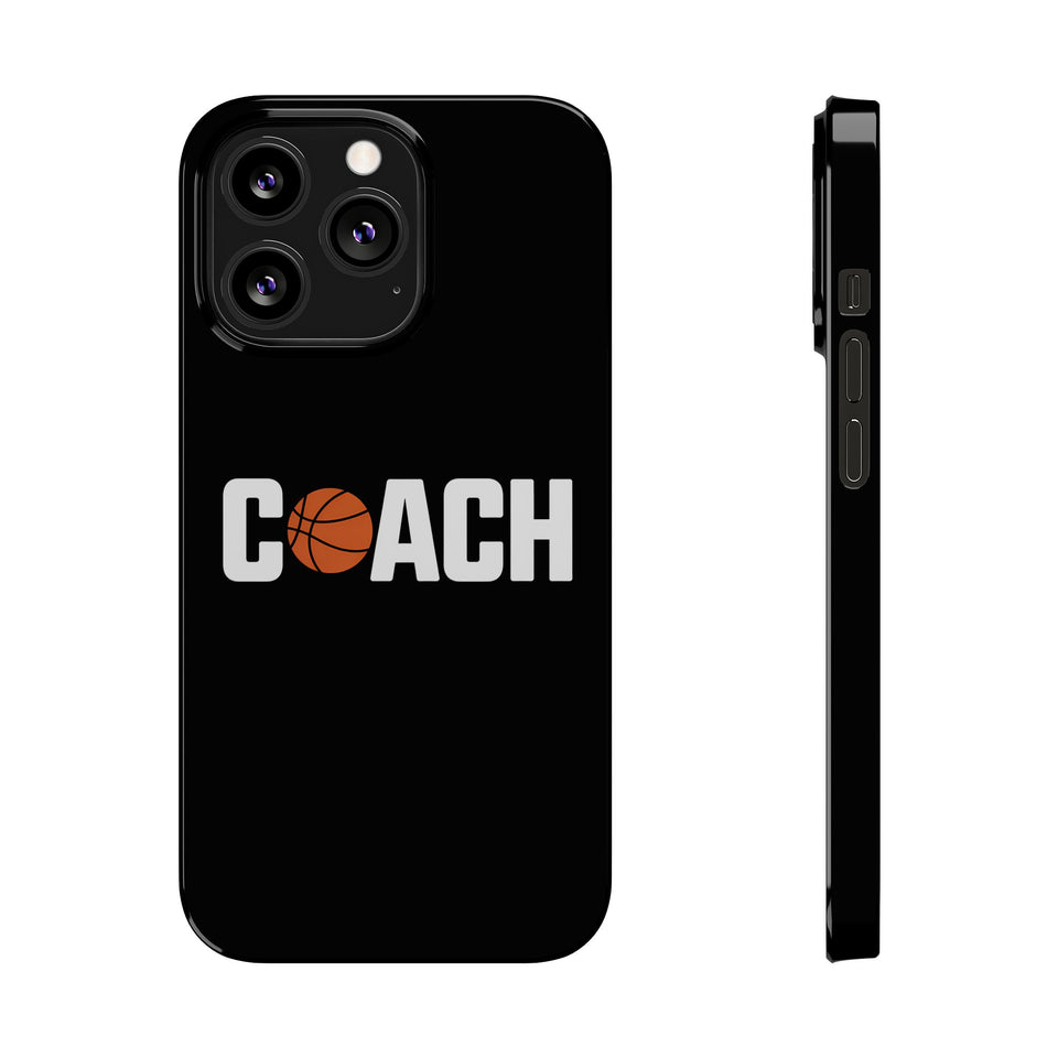 Premium Basketball Coach iPhone Case | Basketball Coach Gifts Slim Phone Cases