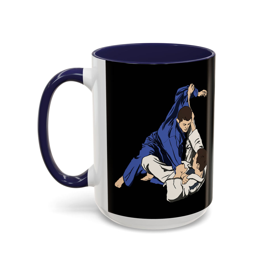 Brazilian Jiu Jitsu Rolling | BJJ Accent Coffee Mug