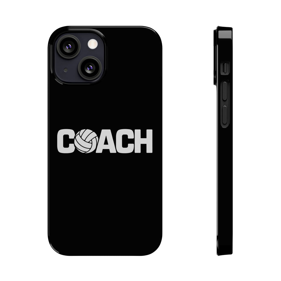 Premium Volleyball Coach iPhone Case | Volleyball Coach Gifts Slim Phone Cases