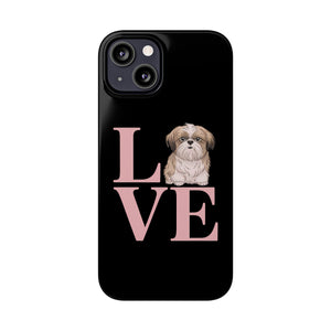 Premium Love Shih Tzu iPhone Case 2 | Cute Shih Tzu Slim Phone Cases Premium Love Shih Tzu iPhone Case 2 | Cute Shih Tzu Slim Phone Cases