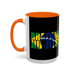 Brazilian Jiu Jitsu Flag 3 | BJJ Accent Coffee Mug Brazilian Jiu Jitsu Flag 3 | BJJ Accent Coffee Mug