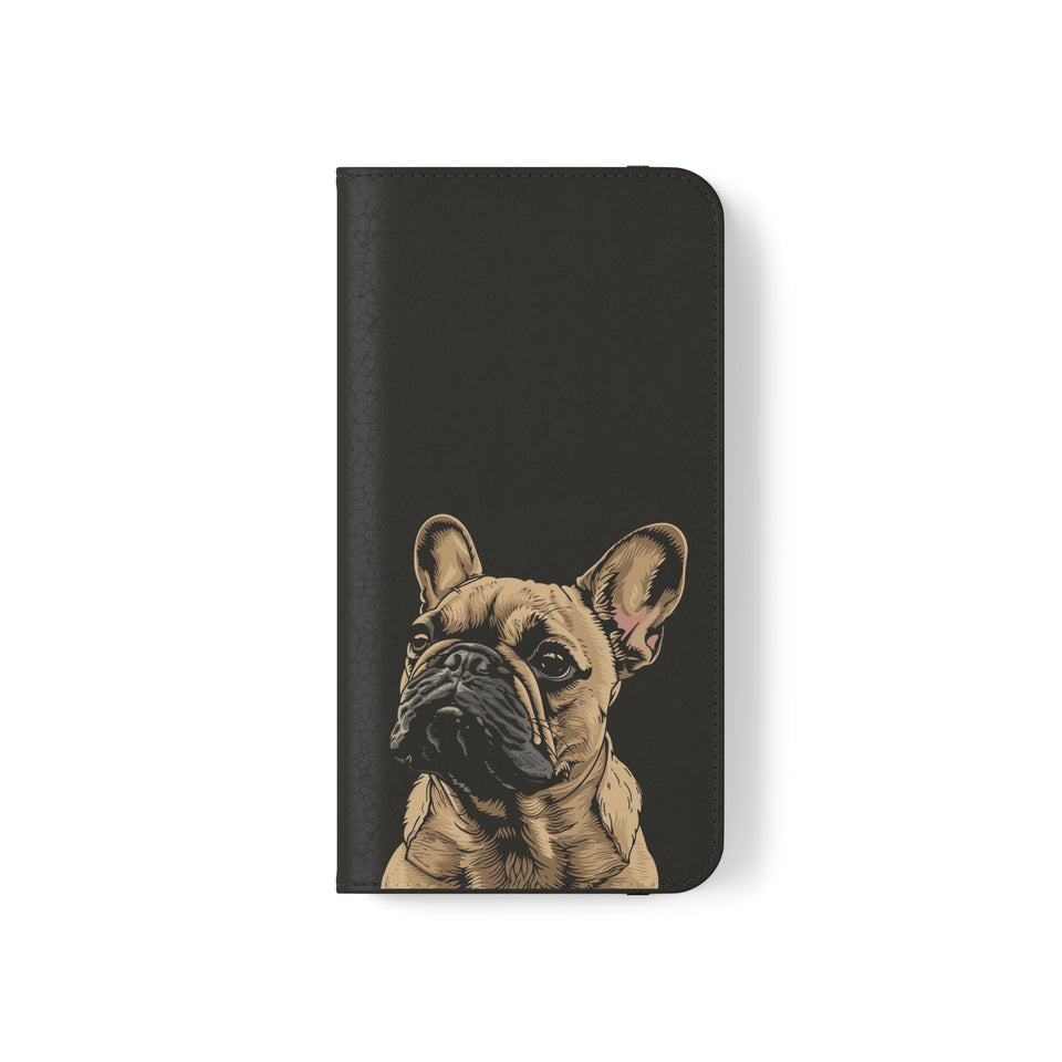 French Bulldog Phone Case | I Love My Frenchie Wallet Phone Case Gifts | IPhone & Samsung Galaxy French Bulldog Flip Cases