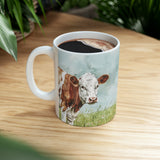 Cow Mug | Coffee Cow Mug | Cow Print Mug | Cow Presents | Highland Cow Mug 2 11oz Cow Mug | Coffee Cow Mug | Cow Print Mug | Cow Presents | Highland Cow Mug 11oz