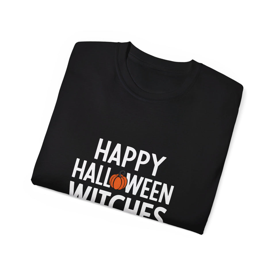 Happy Halloween Witches Shirt | Happy Halloween Gifts | Scary Halloween Merchandise | Spooky Halloween Unisex T-Shirt 2