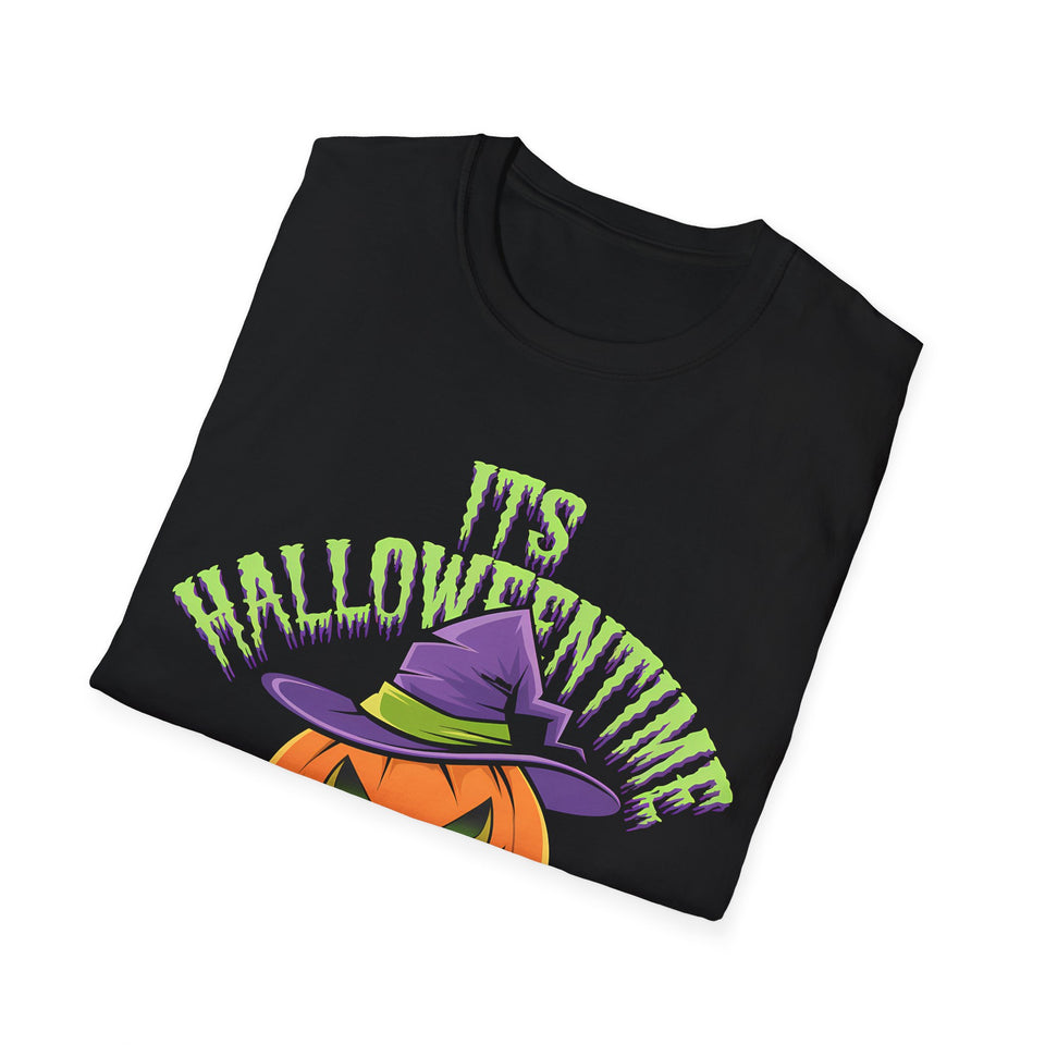 It's Halloween Time Witches Shirt 3 | Halloween Costume Gifts | Spooky Halloween Pumpkin Merchandise Unisex T-Shirt