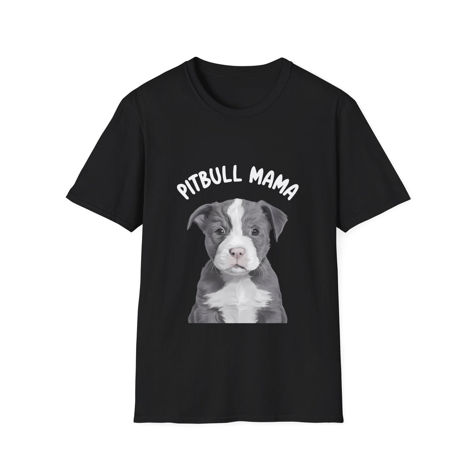 Pitbull Mama Shirt | Pitbull Dog Gift | Unisex Pitbulls Dogs T Shirt