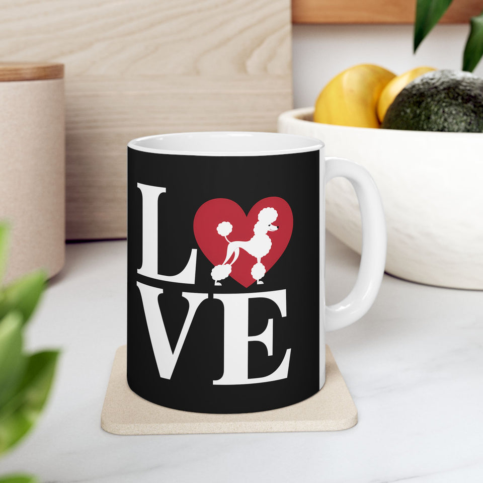 Sweet Love Poodle Mug | Poodles Coffee Mug | Cute Poodle Coffee Mug 11oz