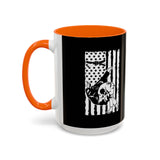 Brazilian Jiu Jitsu Flag Throw | BJJ Accent Coffee Mug Brazilian Jiu Jitsu Flag Throw | BJJ Accent Coffee Mug