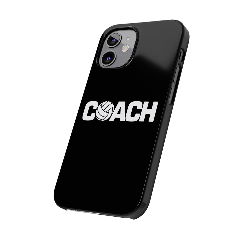 Premium Volleyball Coach iPhone Case | Volleyball Coach Gifts Slim Phone Cases