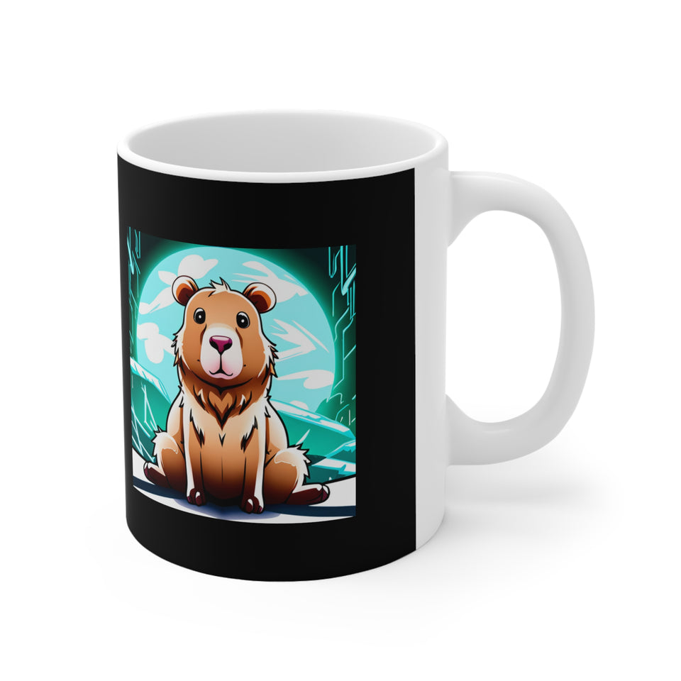 Anime Capybara Mug | Capybara Coffee Mug | Cute Coffee Mug 11oz