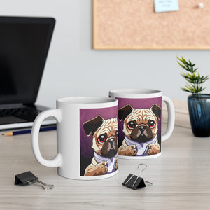 Pug Mug | Pug Gift | Ceramic Pug Mug 11oz Pug Mug | Pug Gift | Ceramic Pug Mug 11oz