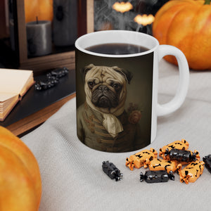 Classical Painting Pug Mug | Pug Coffee Mug | Pug Dog Gifts | Pug Presents | Pug Mug 11oz Classical Painting Pug Mug | Pug Coffee Mug | Pug Dog Gifts | Pug Presents | Pug Mug 11oz