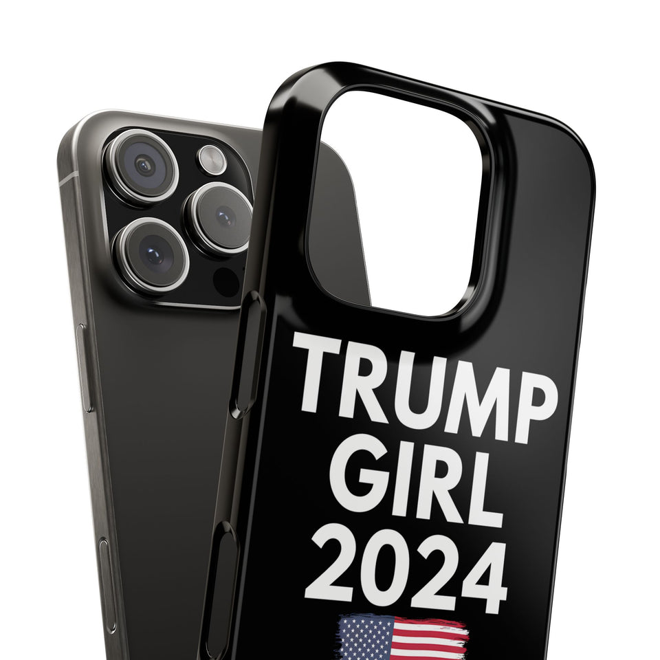 Premium Trump Girl iPhone Case | Donald Trump Gifts Slim Phone Cases