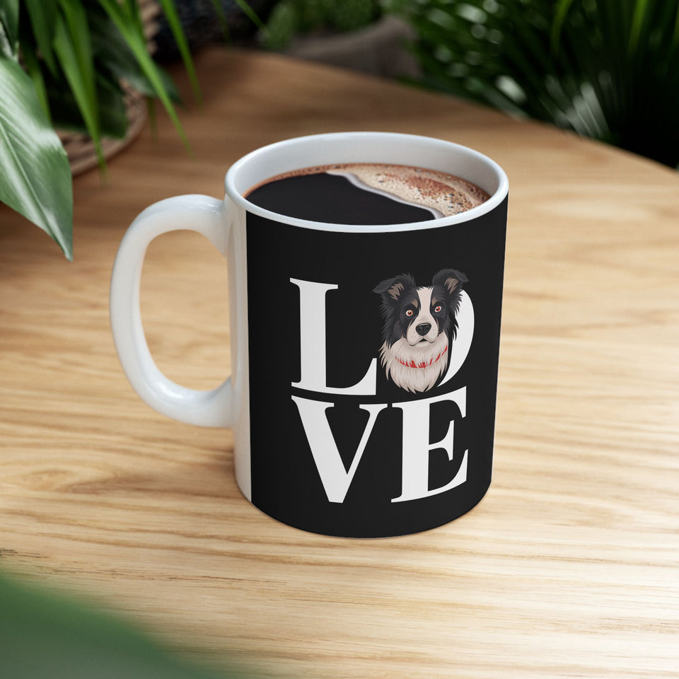 Love Border Collies Mug | Border Collie Gifts | Border Collie Sheep Dog Coffee Mug 11oz