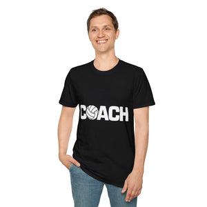 Volleyball Coach T-Shirt | Volleyball Gifts Unisex Coach T-Shirt